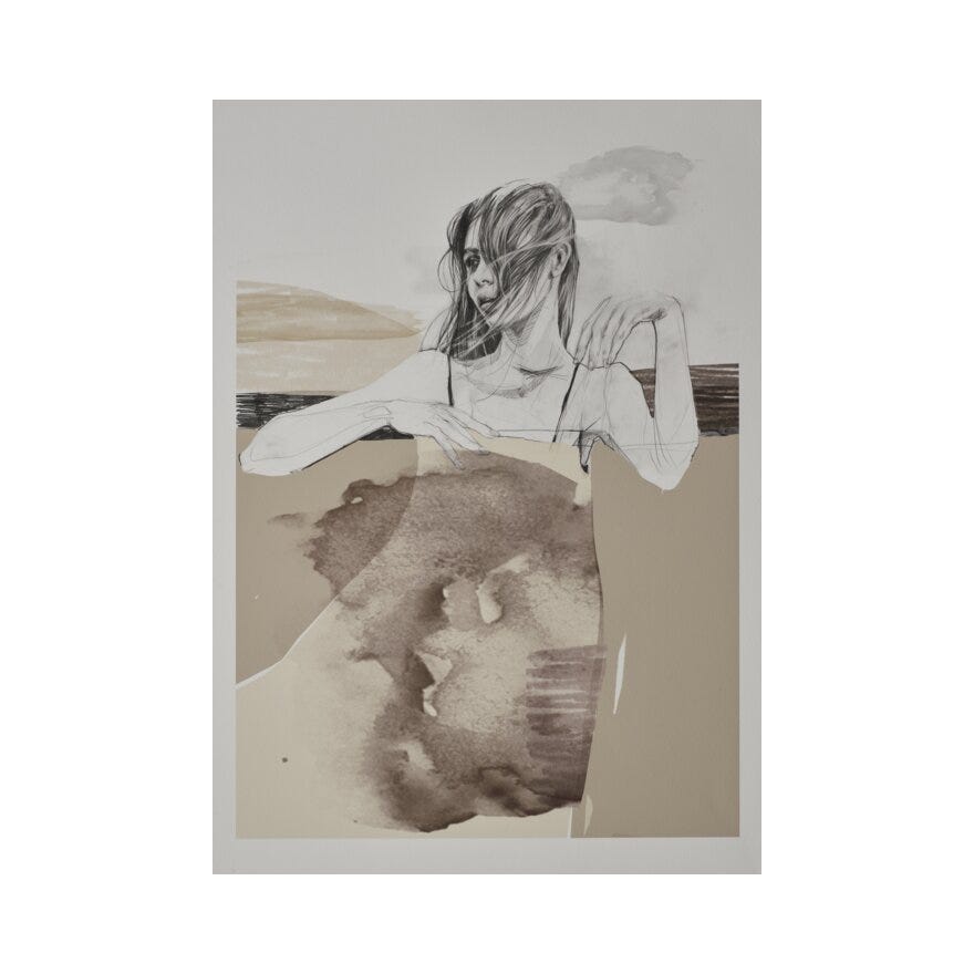 Anna Bülow ANNA BÜLOW Kunsttrykk 50x70 cm i Beige/natur designet av Anna Bülow
