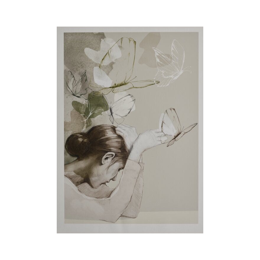 Anna Bülow ANNA BÜLOW Kunsttrykk 50x70 cm i Beige/natur designet av Anna Bülow