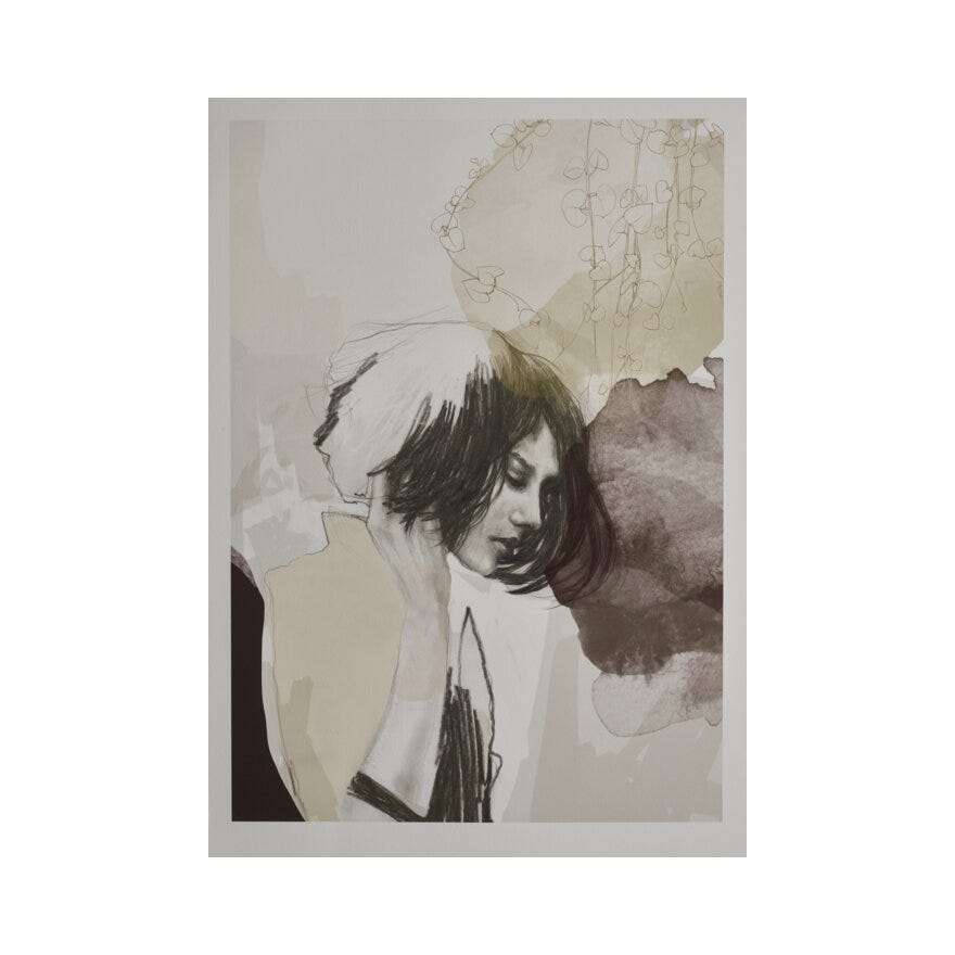 Anna Bülow ANNA BÜLOW Kunsttrykk 50x70 cm i Beige/natur designet av Anna Bülow