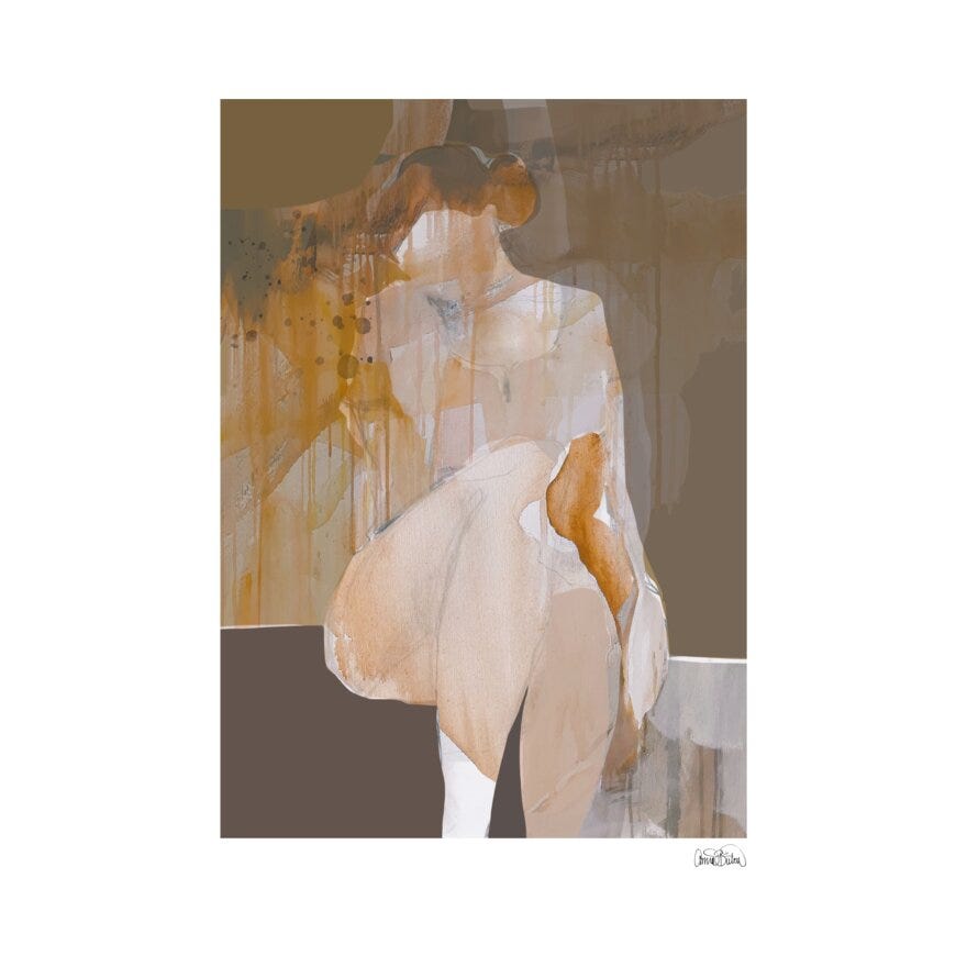 Anna Bülow ANNA BÜLOW Kunsttrykk 50x70 cm i Beige/natur designet av Anna Bülow