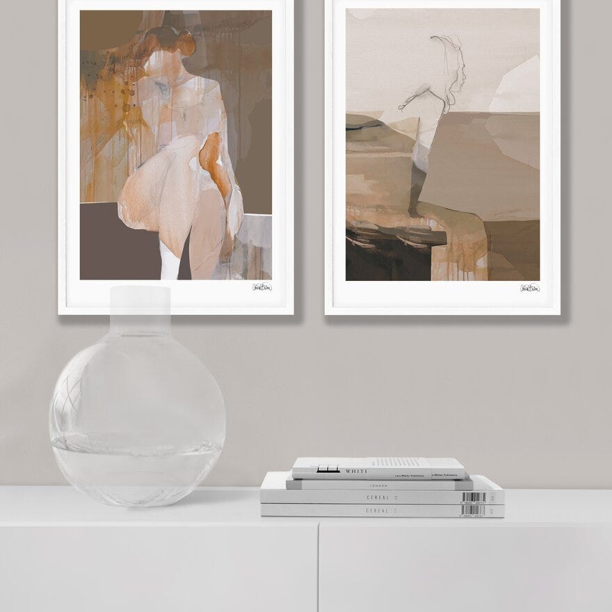 Anna Bülow ANNA BÜLOW Kunsttrykk 50x70 cm i Beige/natur designet av Anna Bülow