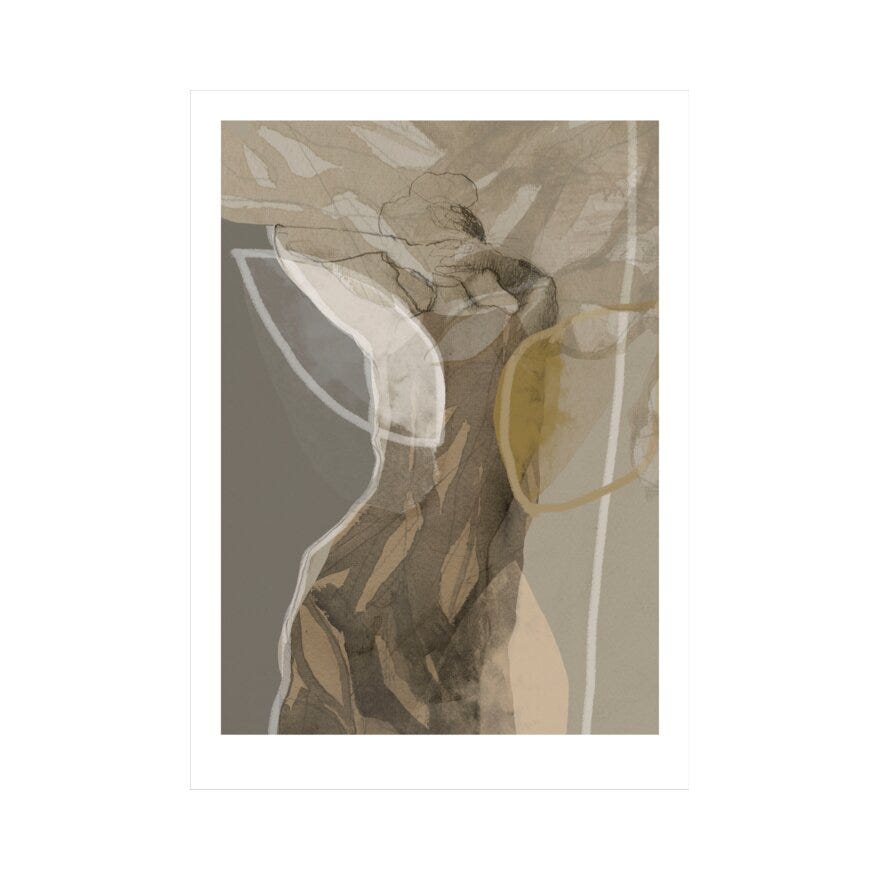 Anna Bülow ANNA BÜLOW Kunsttrykk 50x70 cm i Beige/natur designet av Anna Bülow