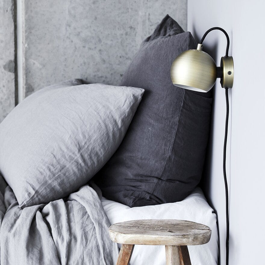 Frandsen BALL Vegglampe Ø12 cm i Gul