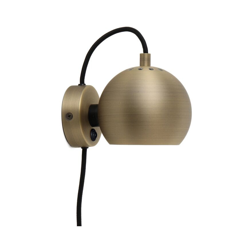 Frandsen BALL Vegglampe Ø12 cm i Gul