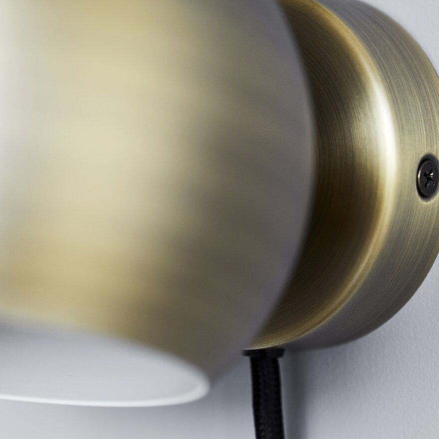 Frandsen BALL Vegglampe Ø12 cm i Gul