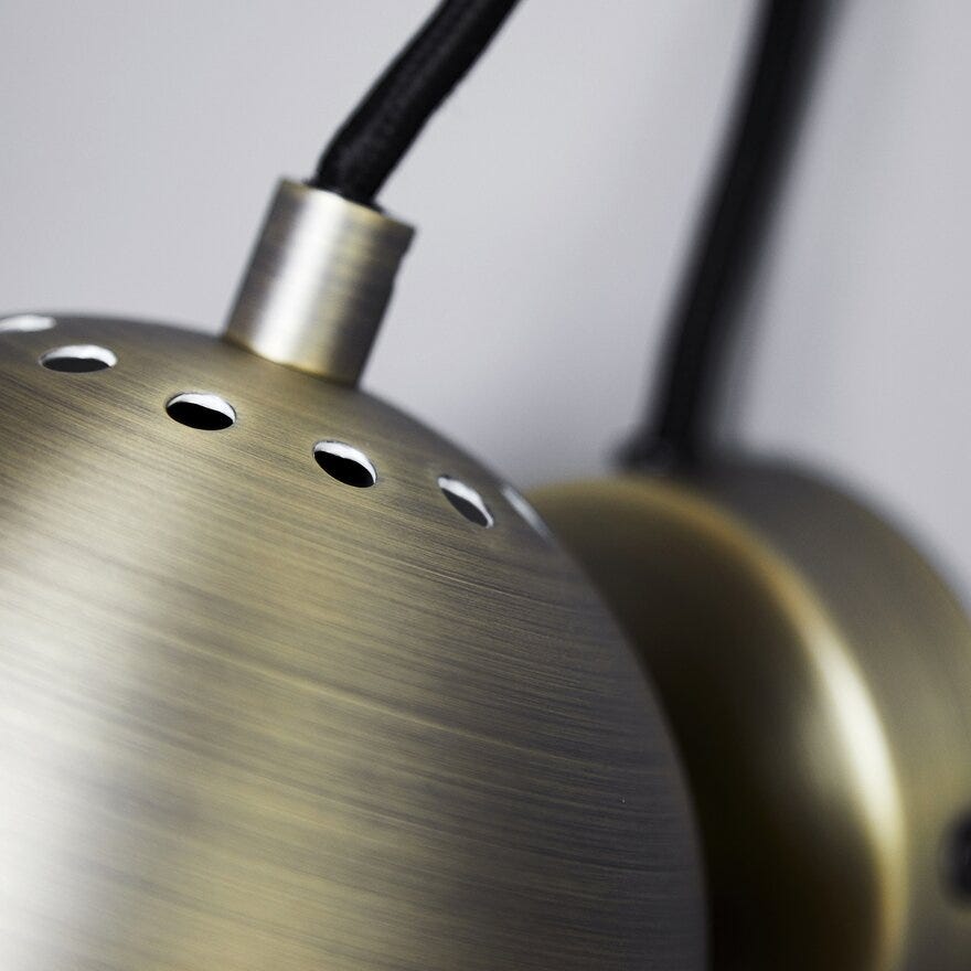 Frandsen BALL Vegglampe Ø12 cm i Gul