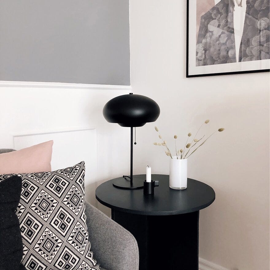 Frandsen CHAMP Bordlampe H50 cm i Svart