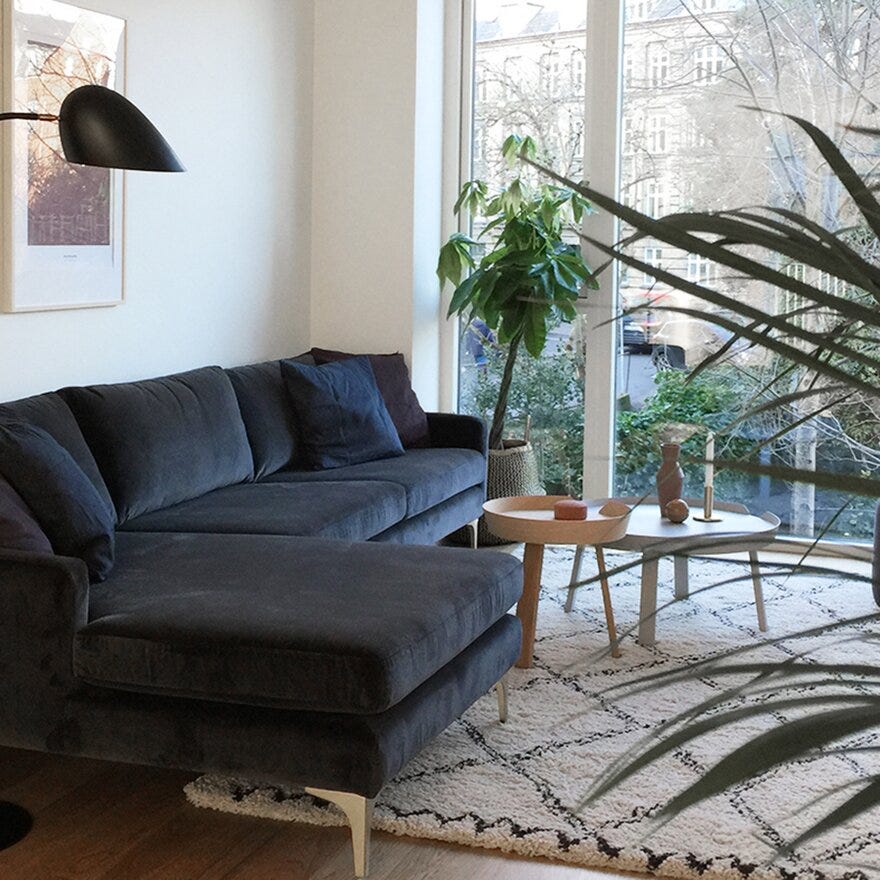 Frandsen HITCHCOCK Gulvlampe H150 cm i Svart