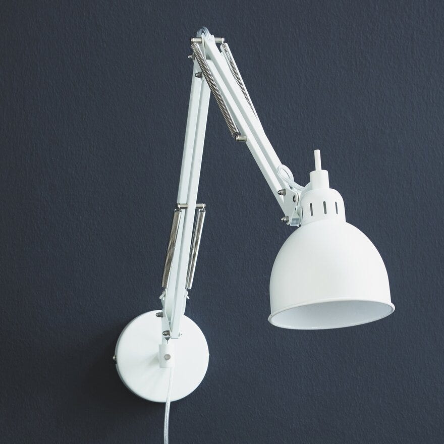 Frandsen JOB Vegglampe H15 cm i Hvit