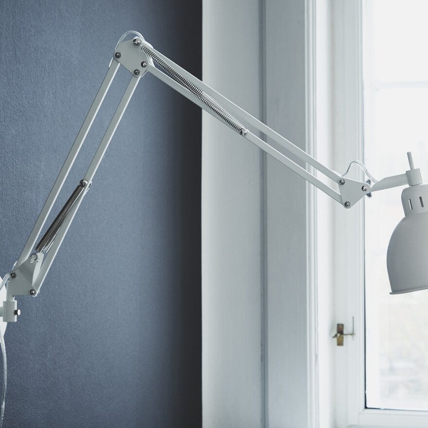 Frandsen JOB Vegglampe H15 cm i Hvit