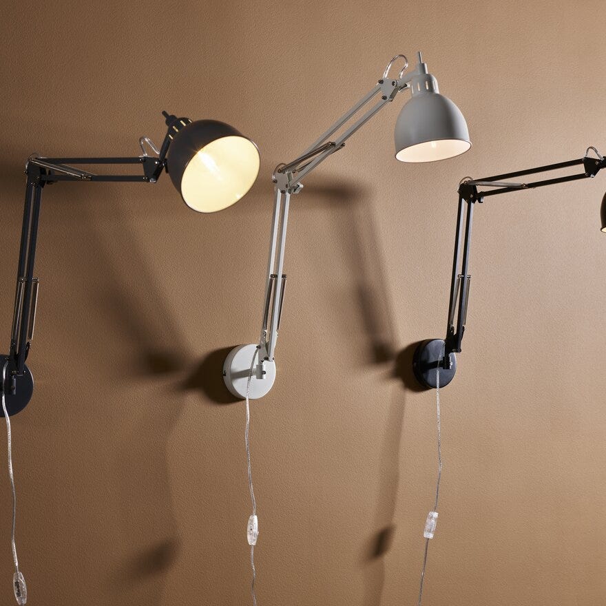 Frandsen JOB Vegglampe H15 cm i Grå