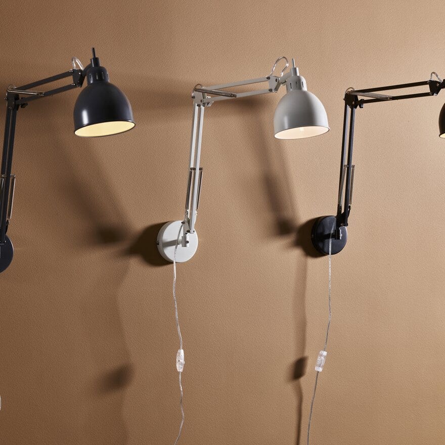 Frandsen JOB Vegglampe H15 cm i Grå