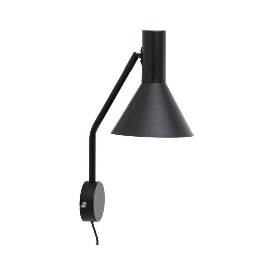 Frandsen LYSS Vegglampe H42 cm i Svart