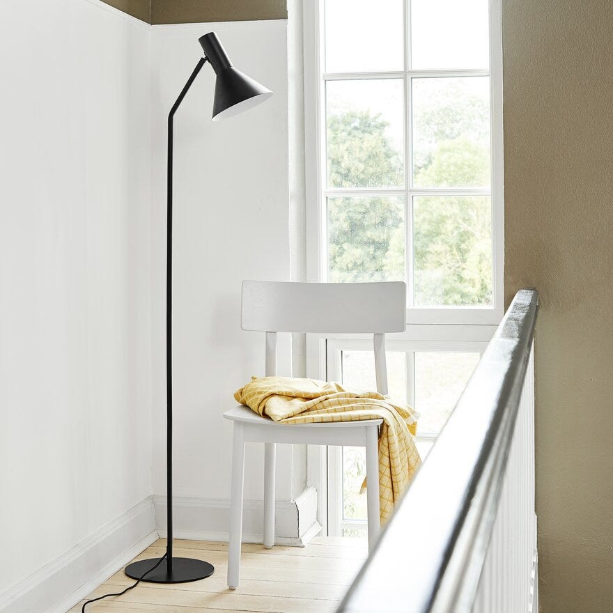 Frandsen LYSS Gulvlampe H150 cm i Svart