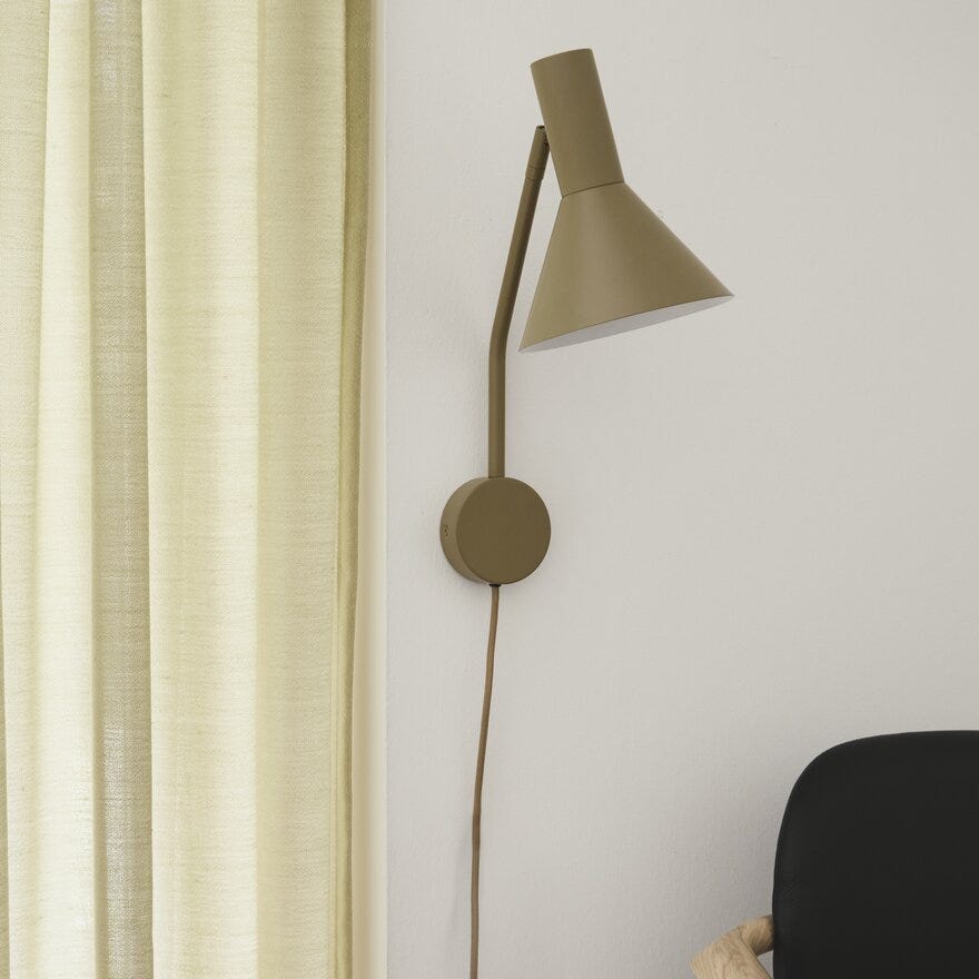 Frandsen LYSS Vegglampe H42 cm i Grønn