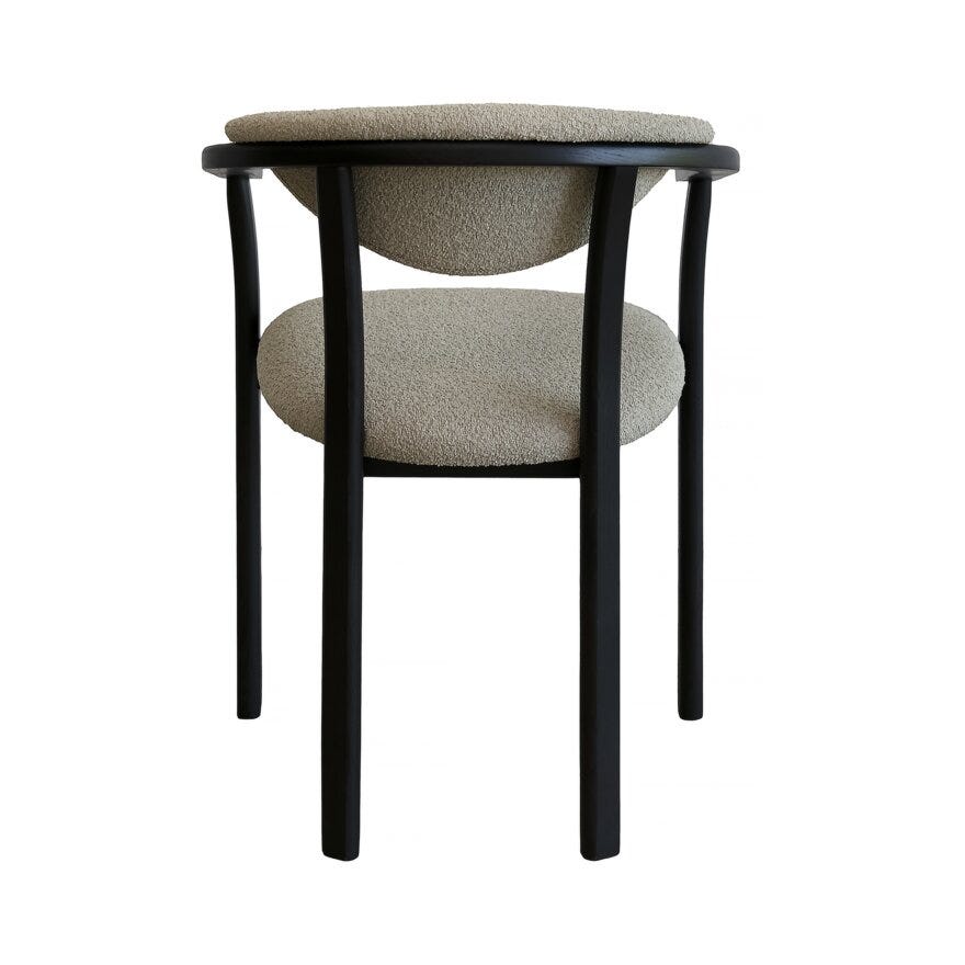 GITTE Spisestol med armlene i Beige/natur