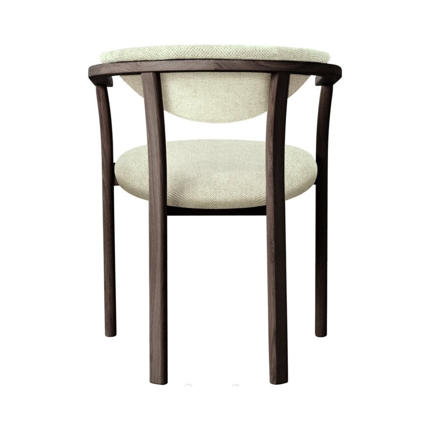 GITTE Spisestol med armlene i Beige/natur