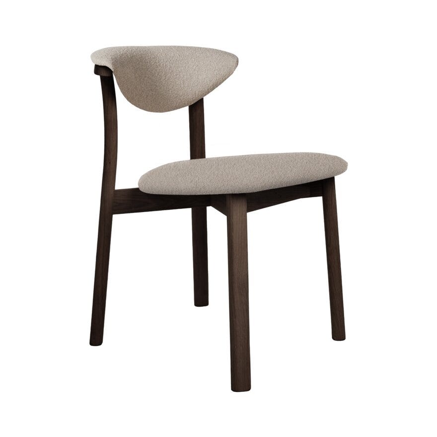 GITTE Spisestol i Beige/natur