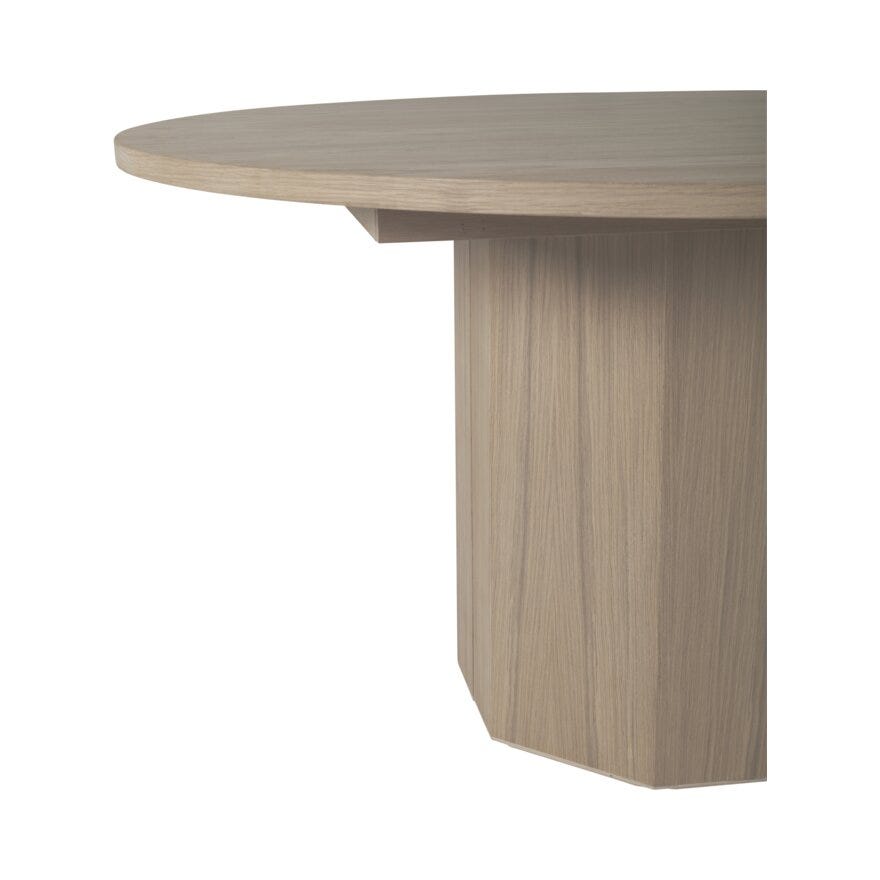 HONEY Rundt spisebord Ø120 cm i Beige/natur