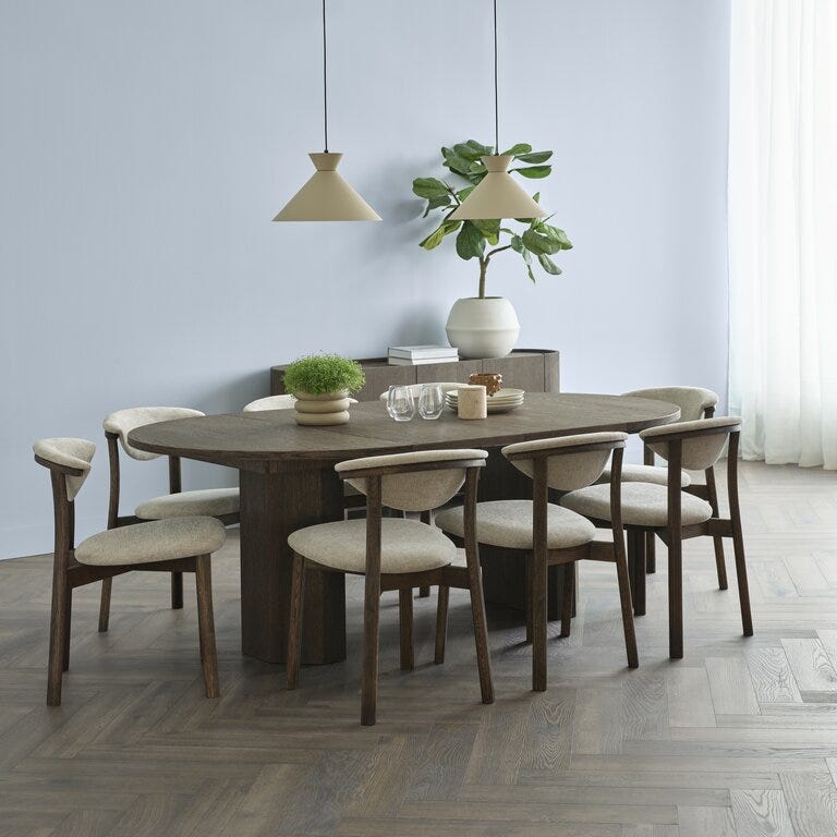 HONEY Rundt spisebord Ø120 cm i Brun