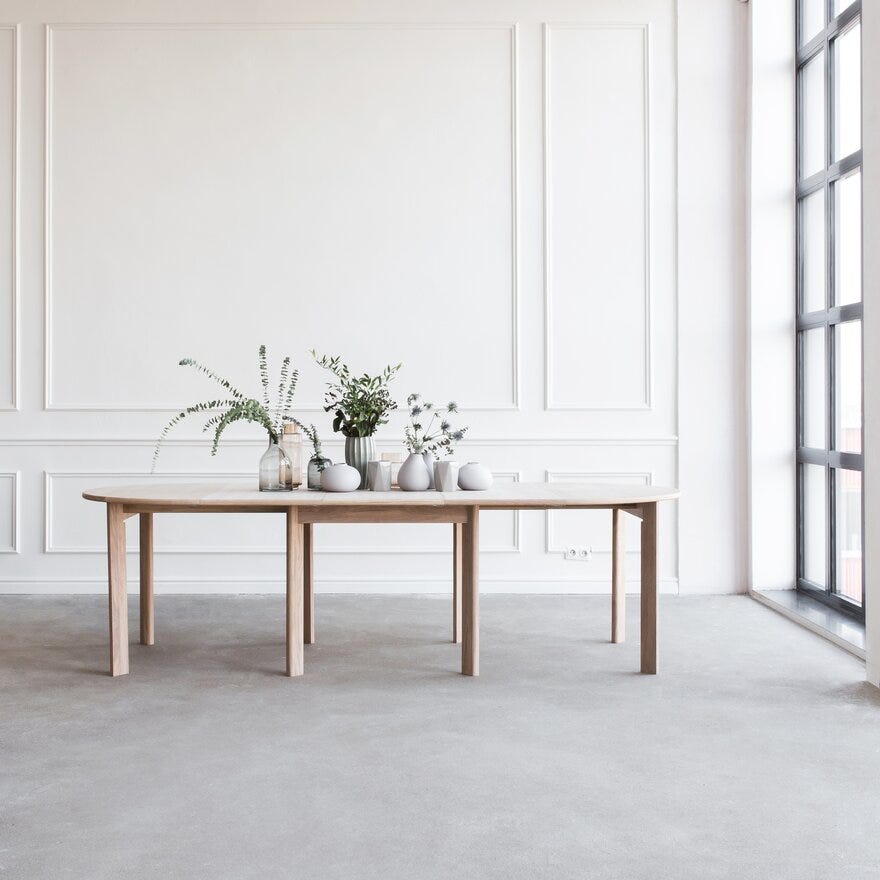 KIRUNA Ileggsplate 120x50 cm i Beige/natur