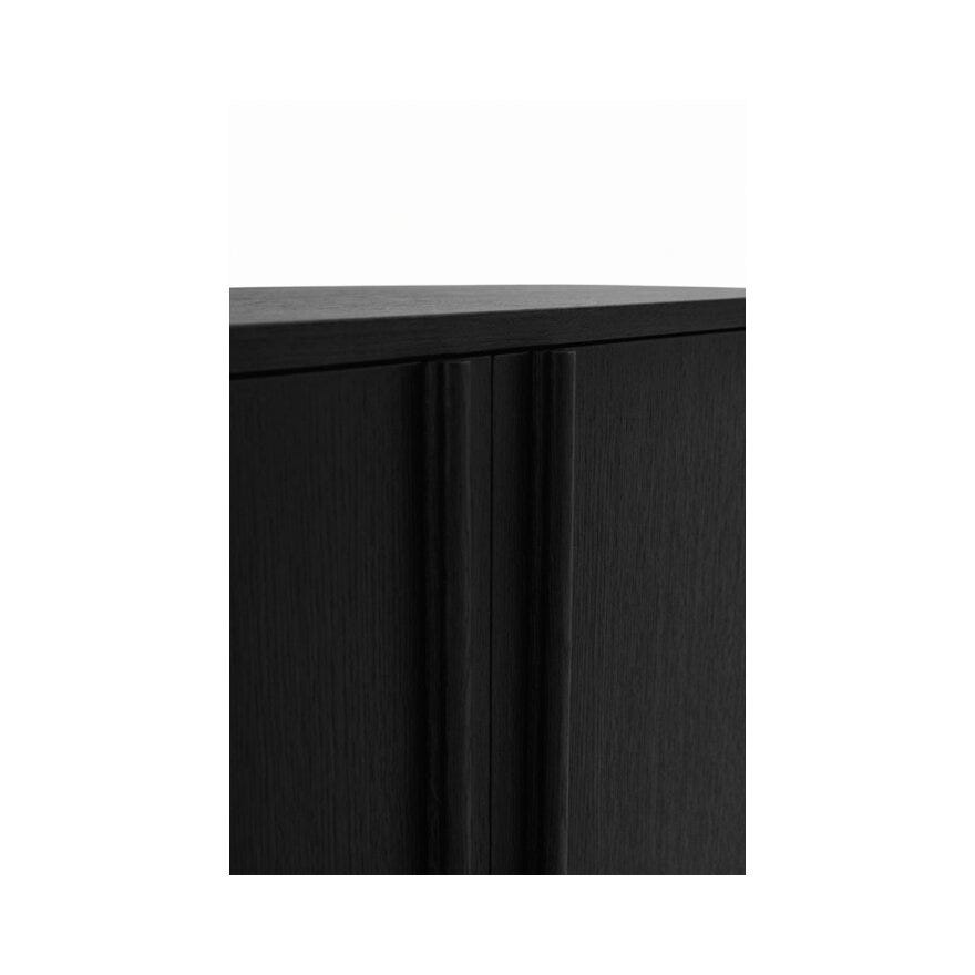 KONTUR Skap 120x45 cm i Svart