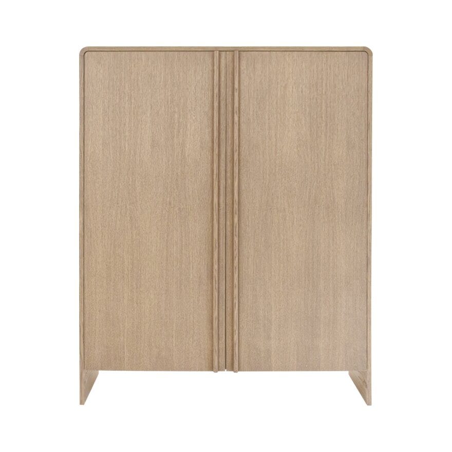 KONTUR Skap 120x45 cm i Beige/natur