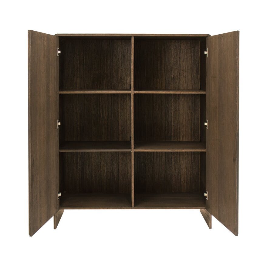 KONTUR Skap 120x45 cm i Brun