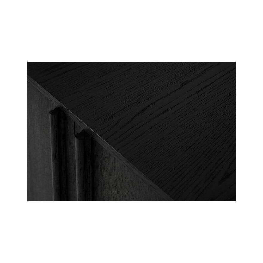 KONTUR Skjenk 201x45 cm i Svart