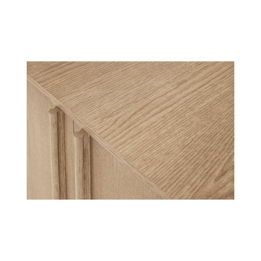 KONTUR Skjenk 201x45 cm i Beige/natur
