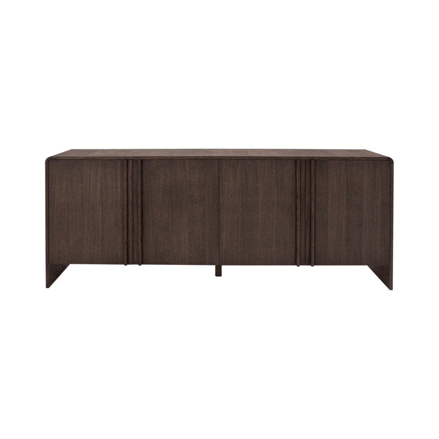 KONTUR Skjenk 201x45 cm i Brun
