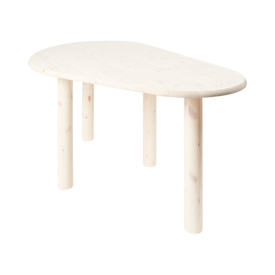 POSH Ovalt spisebord 110x230 cm i Beige/natur