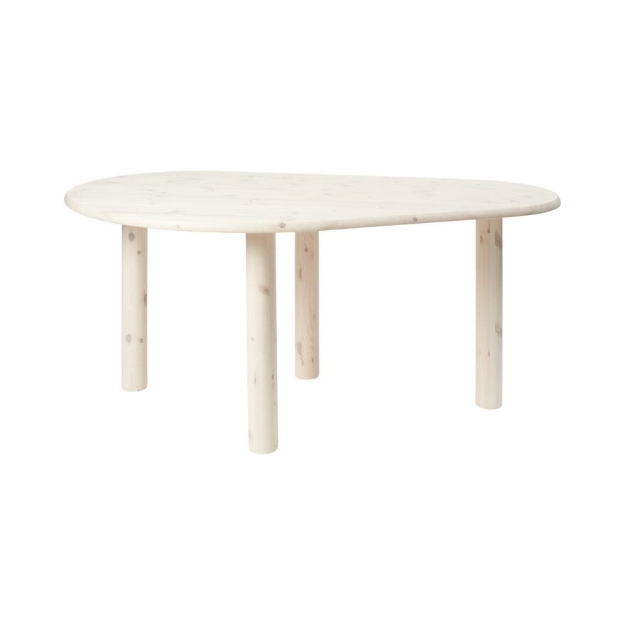 POSH Ovalt spisebord 110x230 cm i Beige/natur