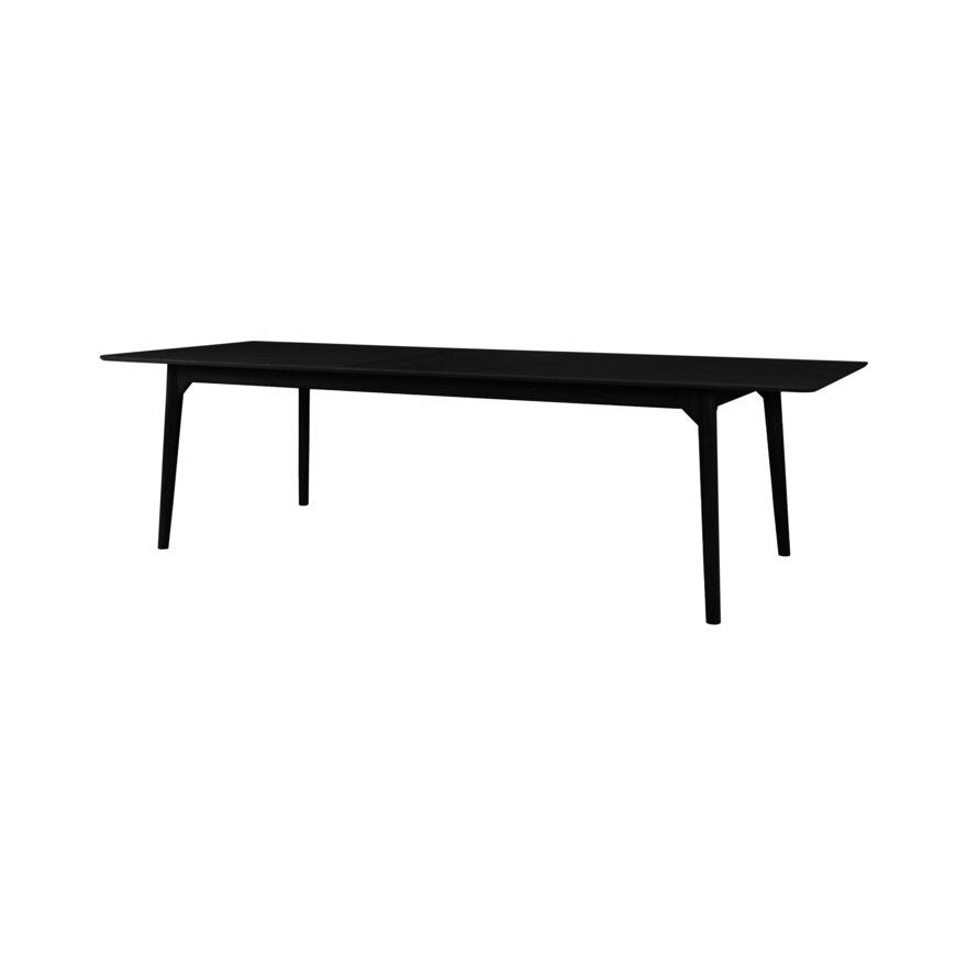 SCANDI Spisebord 100x220 cm i Svart