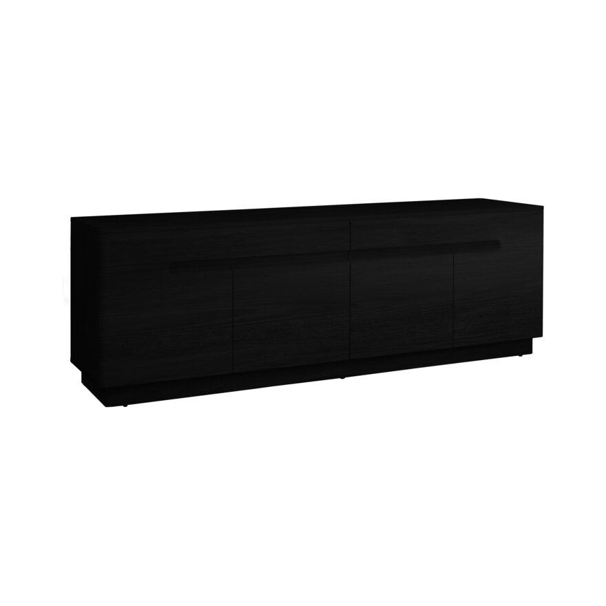 SCANDI Skjenk 180x45 cm i Svart