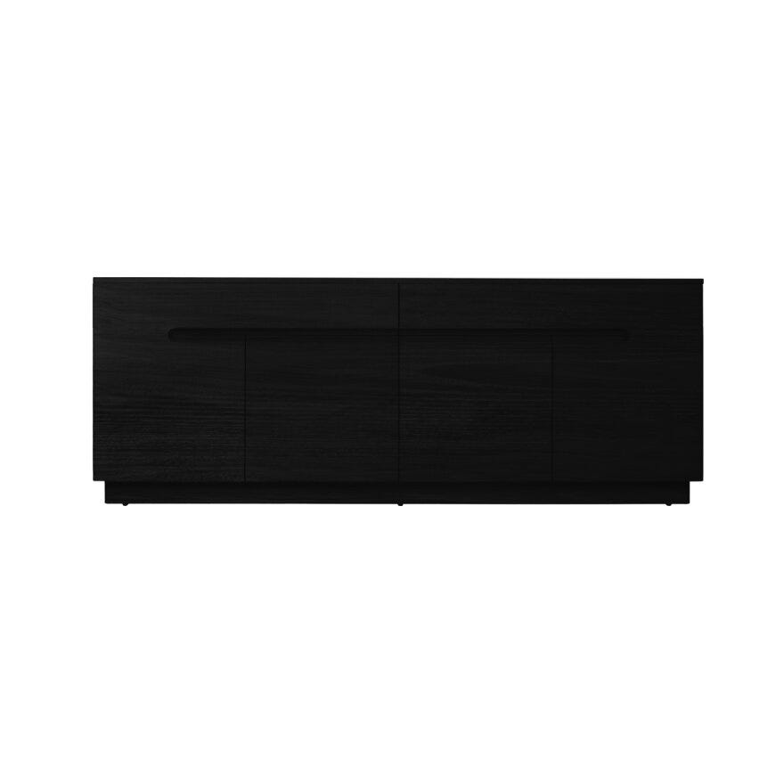 SCANDI Skjenk 180x45 cm i Svart