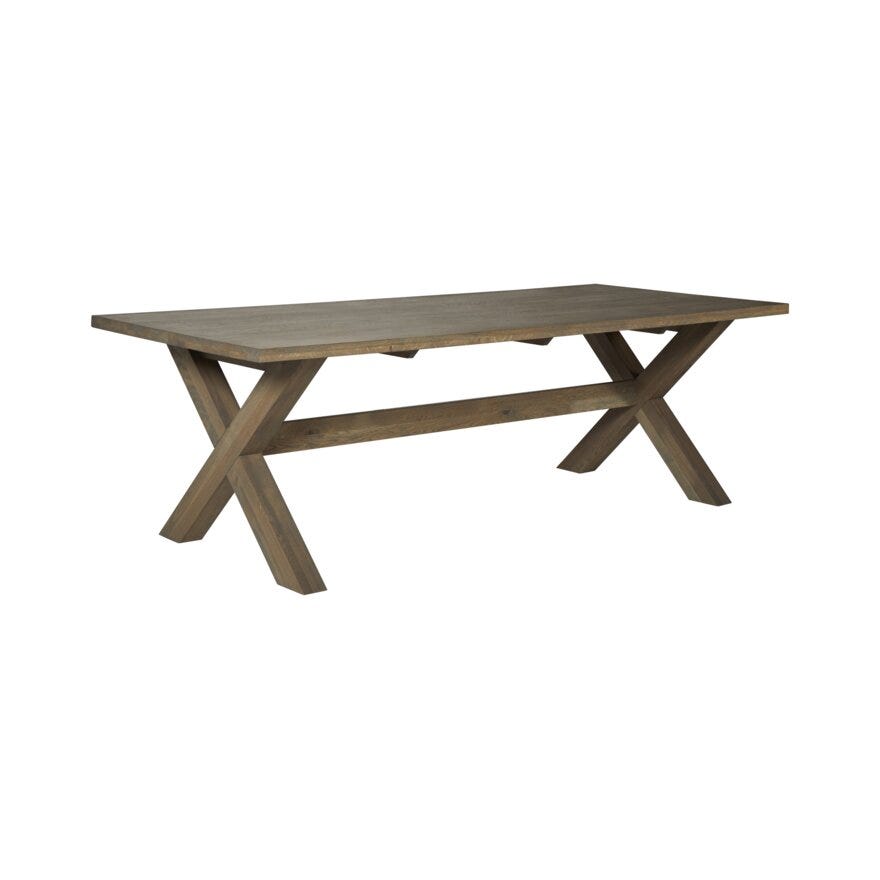 ZERMATT Spisebord 100x240 cm i Beige/natur
