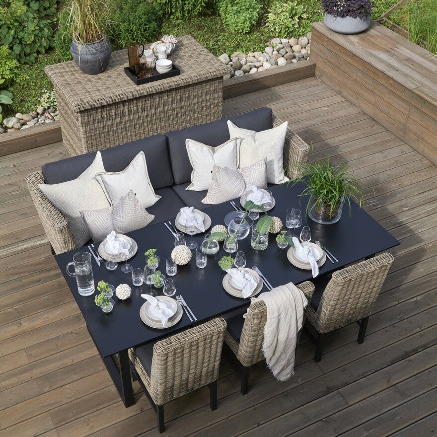 Signature Collection By Halvor Bakke GARDEN Spisebord 100x225 cm i Svart