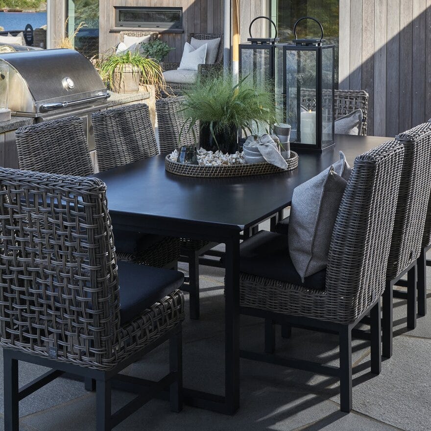 Signature Collection By Halvor Bakke GARDEN Spisebord 100x225 cm i Svart
