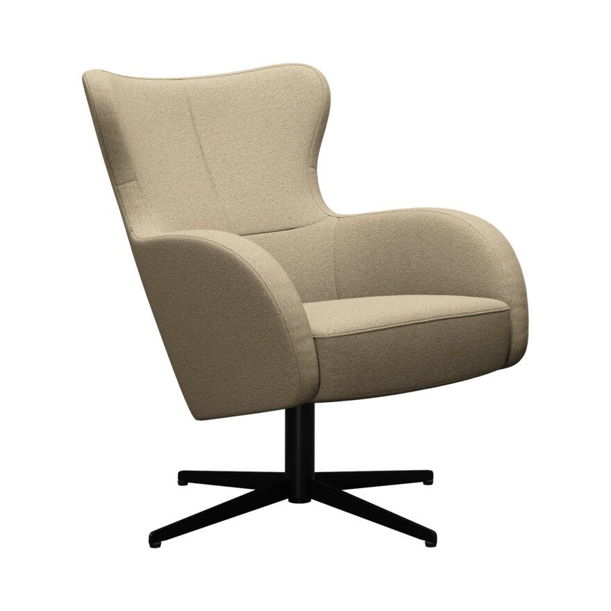 Brunstad BELLA Loungestol i Beige/natur
