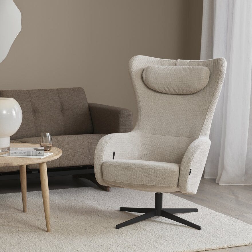 Brunstad BELLA Hvilestol i Beige/natur