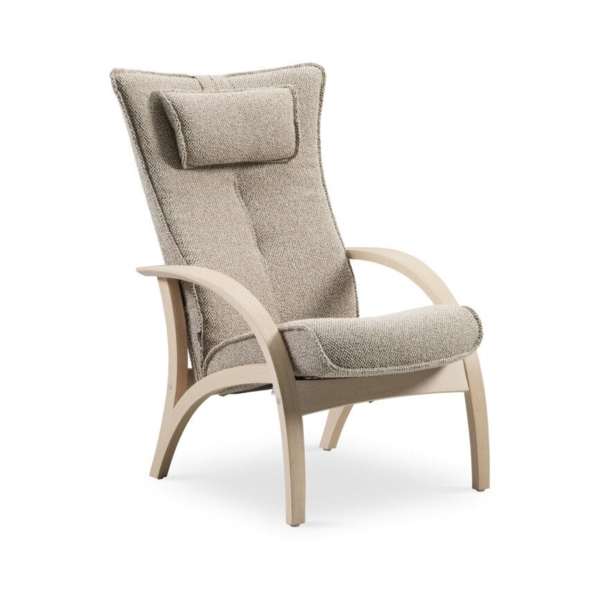 Brunstad DELTA Hvilestol i Beige/natur