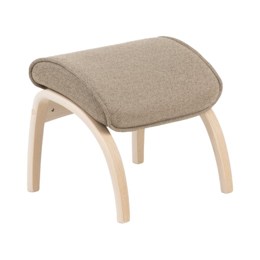 Brunstad DELTA Fotskammel i Beige/natur