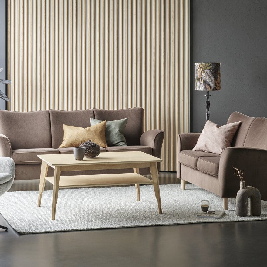Kleppe PORTO Sofabord 70x110 cm i Hvit