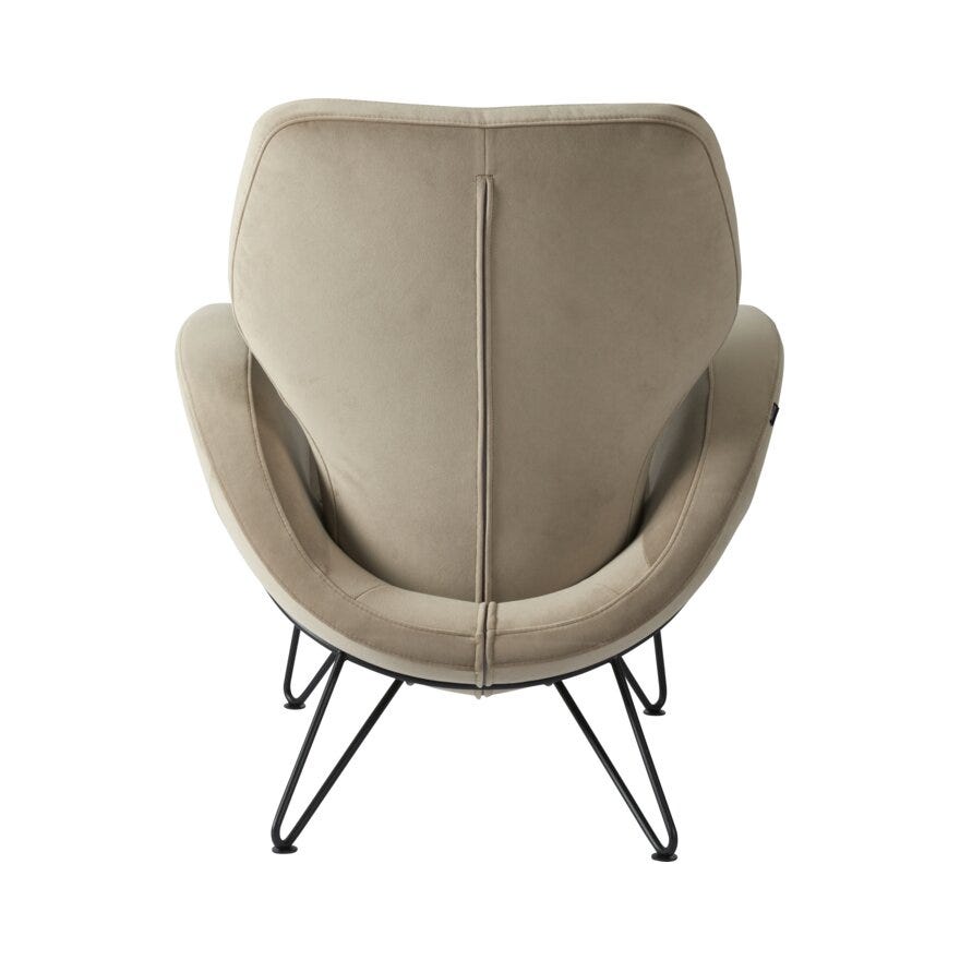 Brunstad PAZ Loungestol 89x75 cm i Beige/natur