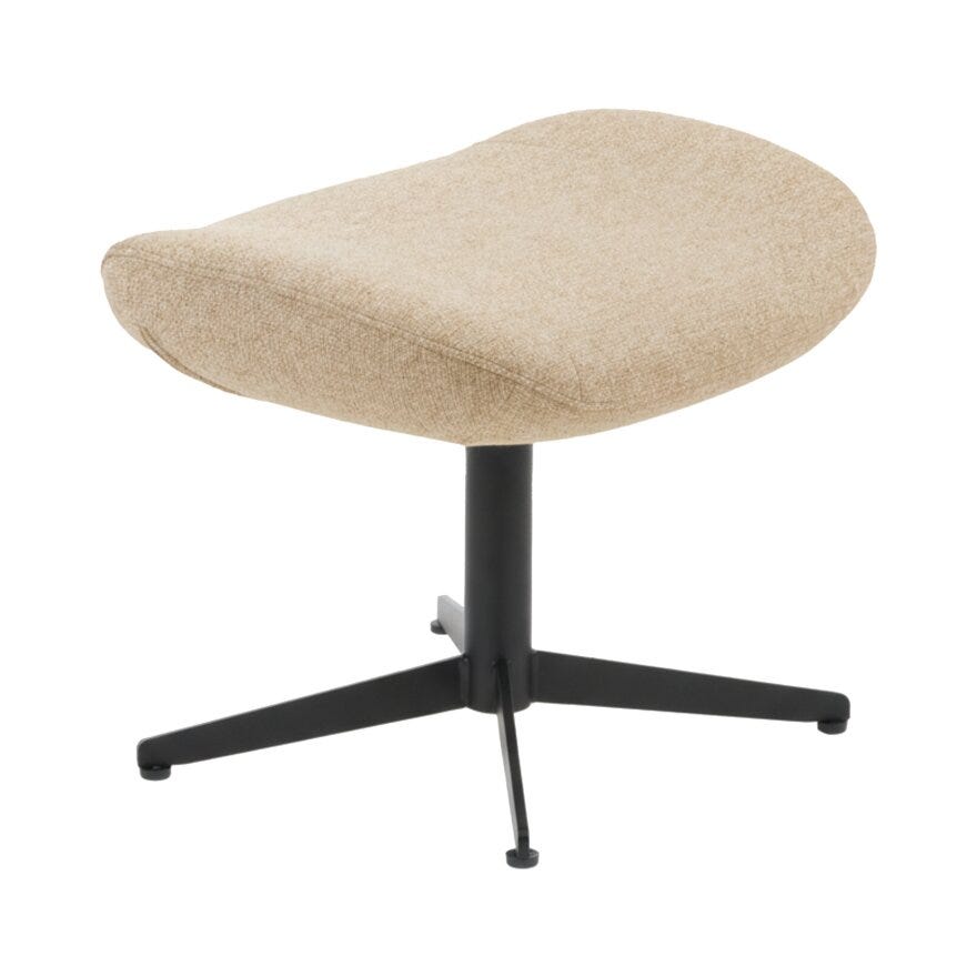 Brunstad PAZ Fotskammel 59x44 cm i Beige/natur
