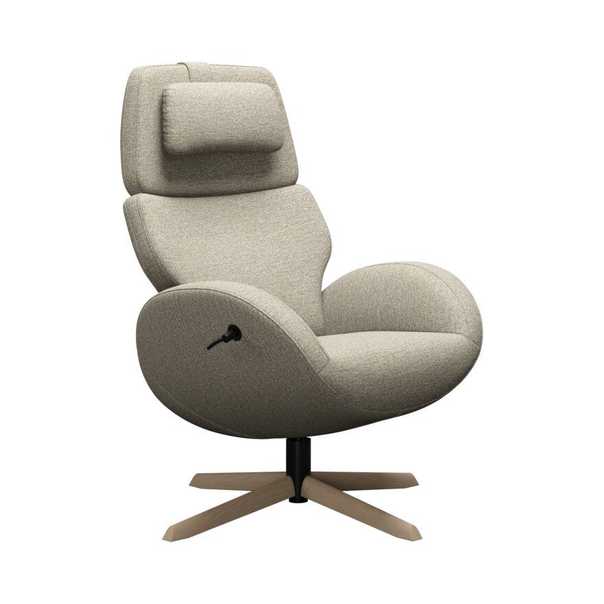 Brunstad PAZ Hvilestol i Beige/natur