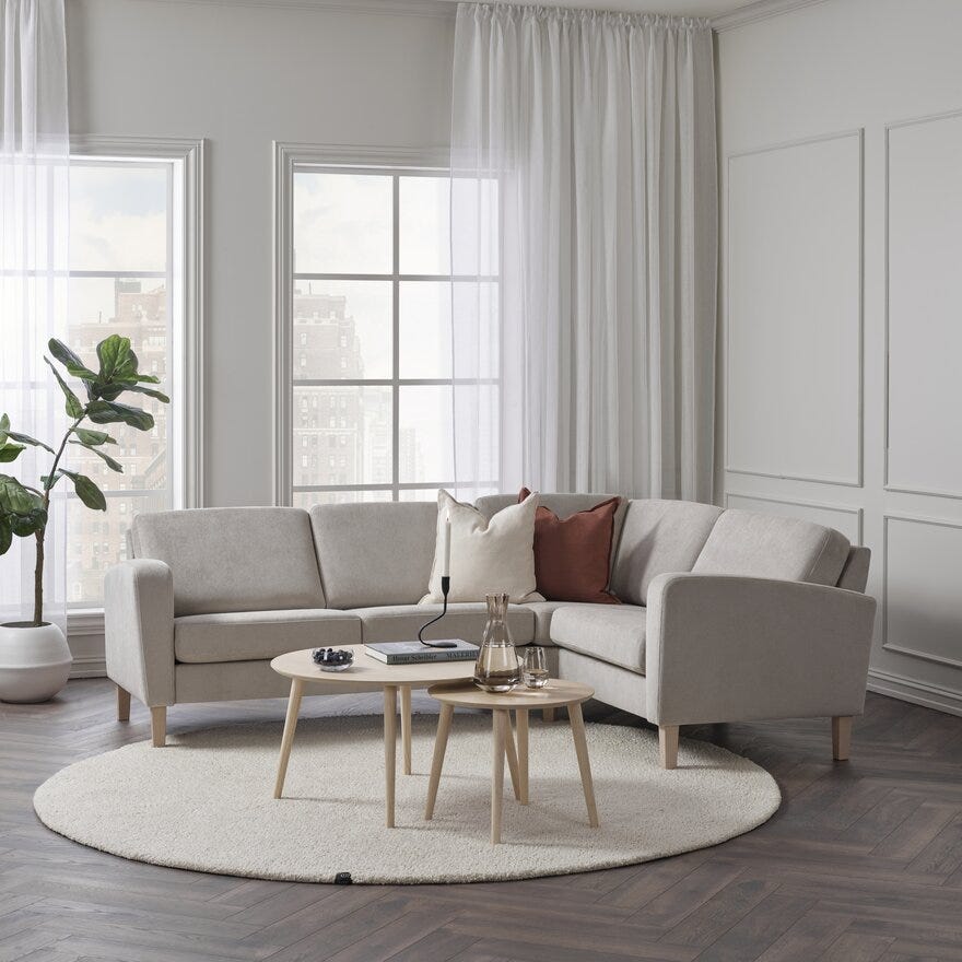 Holmen DANIELE Pynteputetrekk 50x50 cm i Beige/natur