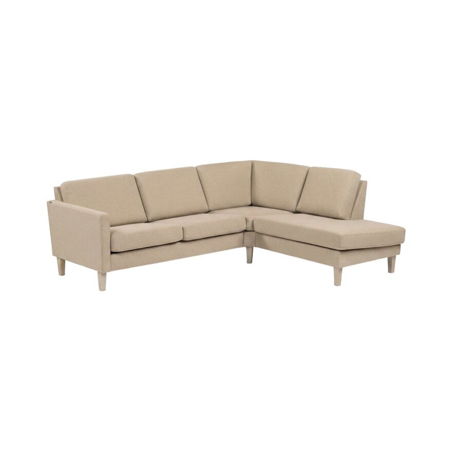 Brunstad STORFJORD Hjørnesofa i Beige/natur