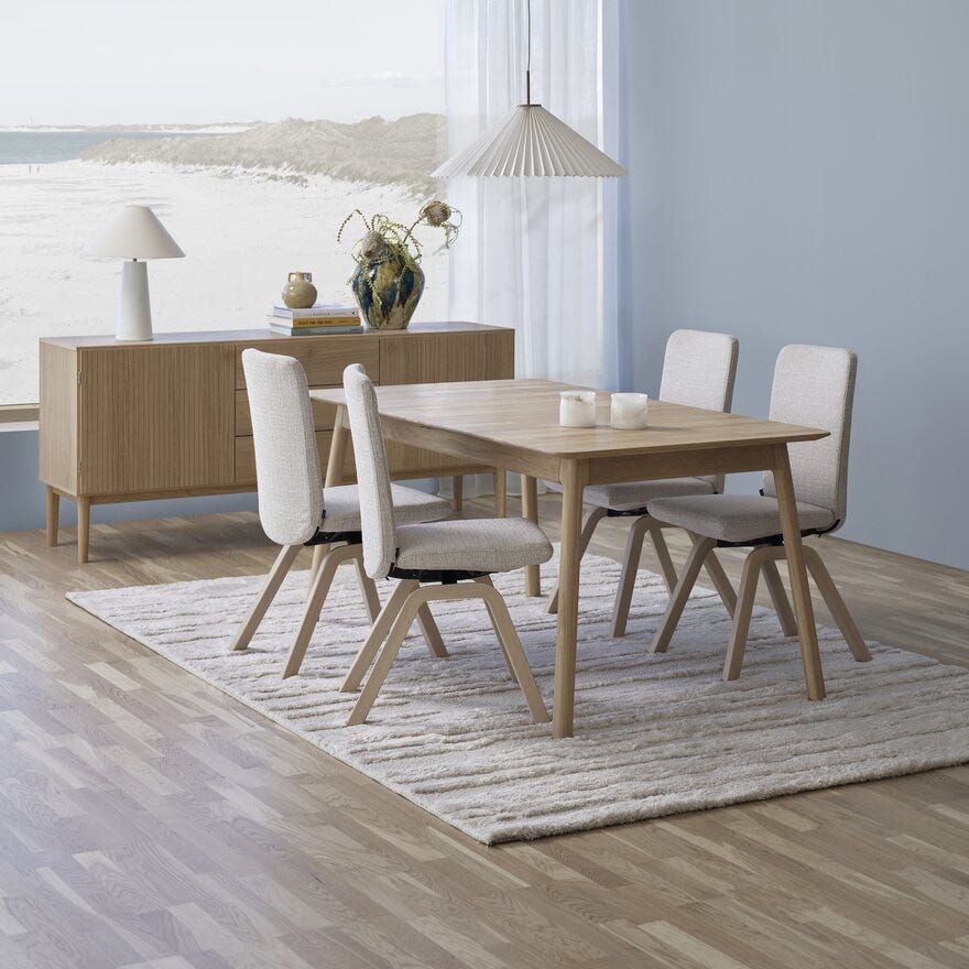 LUMI Teppe 160x230 cm i Beige/natur